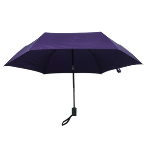 <span class=keywords><strong>Parapluie</strong></span> Pongé Étanche à 3 Pliage, Nouvelle <span class=keywords><strong>Invention</strong></span>, pour Adulte, Design Classique, Cadre en Fibre Métallique, Matériau 190t, 21 Pouces * 6k - Product Image 2