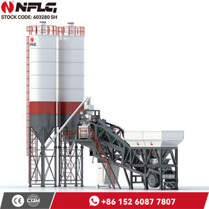 Hzs120 stasiun peralatan campuran ponsel, pabrik penambal beton portabel - Product Image 6