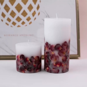 Fall <strong>Winter</strong> New Design Calm Nerves Handmade Pillar <strong>Candle</strong> Soy Wax Apple Cinnamon <strong>Candle</strong> - Product Image 3