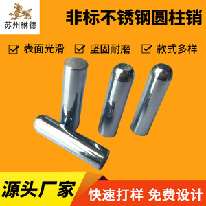 Stainless Steel Cylindrical Dowel Pins 5mm Diameter Flat Head General Use Precision Machined Metal Pins For Assembly Fixing - Product Image 2