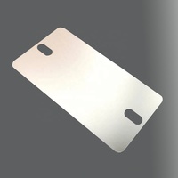 Étiquette de fil en aluminium anodisé de 2.875 "* 1.5" * 0.5mm, étiquette de câble, étiquette en métal de nom de câble
