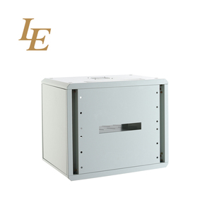 Gabinete de Pared Plano de 19 Pulgadas, Rack de Servidor de 16U con Puerta de Vidrio, Caja de Equipo Pequeña para Montaje en Pared para Centro de Datos, Capacidad de 9U - Product Image 1