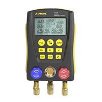 Factory Price LM120 Refrigeration Digital Manifold Meter HVAC Vacuum Pressure Temperature Tester Leak Digital Manifold Gauge