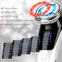 Appareil de massage facial multifonctionnel chaud et froid, machine de beauté cosmétique, instrument de nettoyage de la peau, appareil de lifting du visage