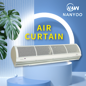 Nanyoo Air Curtain Oem Cross Flow Thermal Warm Couteau à air réglable avec rideau d'air en aluminium - Product Image 4