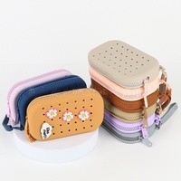 Sac à main fourre-tout de luxe personnalisé avec logo, mignon, mini, tendance, pour enfants et filles, avec perles, poignée en PVC et bandoulière, pour voyage, porte-clés