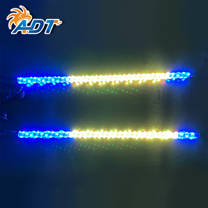 Lampes LED fouet ADT 0,6M 0,9M 1,2M, lumières de drapeau de voiture à effets de poursuite RGB et contrôle par application, antennes lumineuses avec drapeau pour camion tout-terrain - Product Image 4