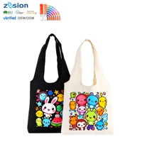 Offre spéciale Grand sac fourre-tout en toile écologique imprimé avec logo personnalisé et poignée en corde Sac d'épicerie promotionnel