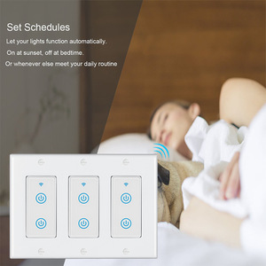 Tuya Smart Life WiFi interruttore luce Timer a parete pulsante on Off 220V Wireless AU Standard 2 3 4 Gang bidirezionale telecomando - Product Image 3