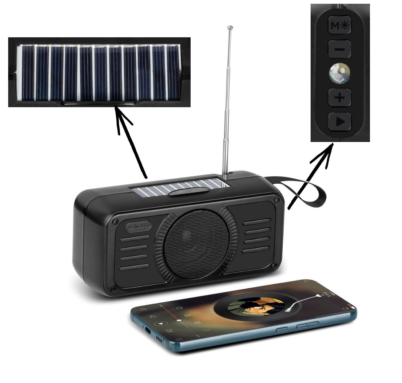 NSM-016サブウーファーステレオウーファーワイヤレスBTスピーカー