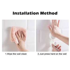 Nuovo Design Ganci a Doppia <span class=keywords><strong>Ventosa</strong></span> Senza Foratura per Asciugamani da Bagno e Doccia - Product Image 6