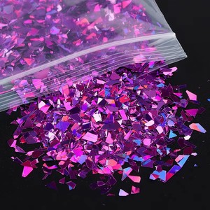 YMJ <span class=keywords><strong>OGF</strong></span>- Escamas de Purpurina Holográfica Irregular PET No Tóxicas para Decoración de Uñas, Embalaje de Señuelos de Pesca, 10G - Product Image 5