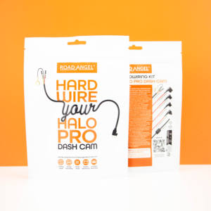 Sac en plastique d'emballage de fil dur d'impression blanche mate personnalisée avec la fermeture éclair et le trou d'accrochage pour la <span class=keywords><strong>cam</strong></span>éra de tableau de bord - Product Image 3