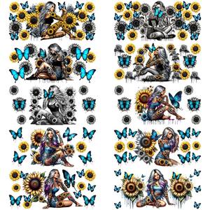 Autocollants en vinyle DTF UV haute adhérence pour vente en gros, enveloppes étanches personnalisées 3D pour verres de 16 oz pour le stockage de vin et de boissons - Product Image 6