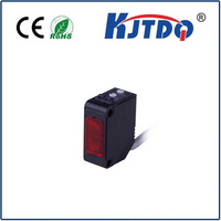 Capteur photoélectrique carré rétro-réfléchissant KJT Original 10-30V NPN NO Série de capteurs optiques à distance laser
