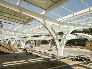 Système de rayonnage pour abri de voiture solaire pour ports de voiture - Product Image 2