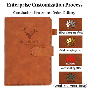 Cuaderno de Tapa Dura de Cuero PU que Cambia de Color A5, Cuatro Colores, Logotipo Personalizado, Cuaderno de Negocios, Diseño Personalizado con Motivos Animales - Product Image 3