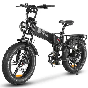 RS-A02 NEUE 20 Zoll SAMEBIKE 40 km/h 1200W 48V 17ah Falt fett reifen Voll federung All Terrain Import Elektro fahrräder aus China