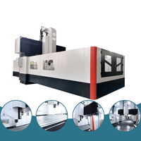 Machine de fraisage CNC à double colonne robuste à haute rigidité, nombre d'axes 3/4, FRTSP-3018B