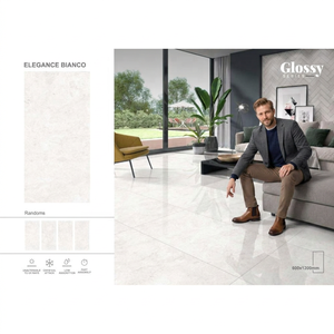 Crystal Statuario Ceramic Porcelain <b>Tiles</b> 600x1200mm Glossy Polished Floor Wall <b>Tiles</b> - Product Image 3