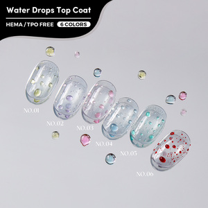 ชุดท็อปโค้ท JTING 3D Dew Drops 6 สี ไม่ต้องเช็ด แห้งด้วยแสงยูวี เงางามสูง ยาทาเล็บเจลคริสตัลแบบสร้างตัวเอง ปราศจากสาร TPO/Hema - Product Image 1