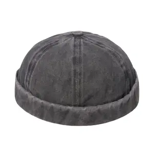 Mens Hat Adult Male Male Hats and Caps Mens and Mens Denim Retro Washed and  Old Peaked Cap Splicing Solid Color Baseball Cap Clothes(Grey,One Size) 