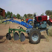 Motoculteur agricole 15 CV, mini-tracteur diesel à deux roues pour jardin et ferme
