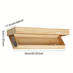 Étagère murale flottante en bois avec compartiment secret pour la décoration de la maison - Product Image 3