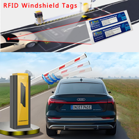 Etiqueta RFID para Parabrisas de Alta Adhesión XGSun, Chip Alien H9, Almacenamiento de Datos por 10 Años, Resistente a Químicos, Rastreo de Flotas, Control de Acceso
