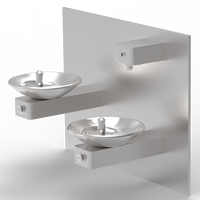 Modèle TB9-3FS ADA double fontaine à boire murale et activée par le mouvement avec remplissage de bouteille à capteur IR