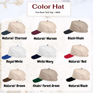 Gorras de Béisbol Personalizadas al por Mayor, de 5 Paneles y 2 Tonos, en Tela de Algodón, con Bordado 3D de Números y Texto, Hechas en Vietnam, 100% Algodón - Product Image 6