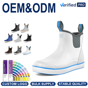 Stivali da Barca Isolati e Impermeabili per Uomo, Antiscivolo in Gomma, per Pesca e Uso Nautico in Climi Freddi - Product Image 1