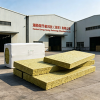 Panneau de laine de roche ininflammable de qualité A1, haute densité 120 kg/m³, insonorisation moderne et écologique pour puits d'ascenseur, étanche