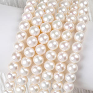 สร้อยคอมุกน้ำจืดแท้ ขนาด 5-6 มม. คุณภาพดี แสงเงางาม ไร้ตำหนิ งานแฮนด์เมด สำหรับงาน DIY ขายส่ง - Product Image 4