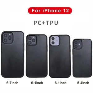 适用于iphone 12系列的高质量新型防震槽TPU PC外壳