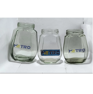 ขวดแก้วทรงแปดเหลี่ยมขนาด 100 มล. คุณภาพพรีเมียม ฝาปิดสุญญากาศ ปลอดภัยสำหรับอาหาร เหมาะสำหรับเก็บน้ำผึ้ง แยม เครื่องเทศ ใช้ในครัวเรือน - Product Image 1