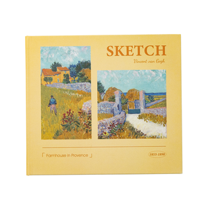 Carnet de croquis à couverture rigide pour étudiants en art adulte, 128 pages, papier kraft vierge personnalisé, pour <span class=keywords><strong>dessin</strong></span>, peinture, graffiti, carnet de croquis - Product Image 5