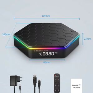 T95Z <span class=keywords><strong>Plus</strong></span> Android 12 Smart TV Box Allwinner H618 Quad-Core 4GB/32GB Doble WiFi 8K Streaming para Europa Italia - Product Image 6