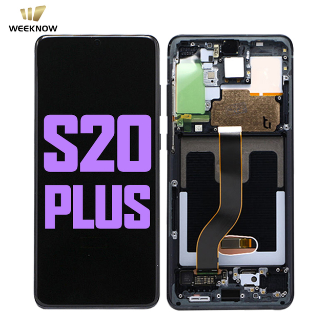 For Phone Repair Parts Replacement Brand New OLED Display with Frame Touch Screen 1 Year Warranty for S20 Plus Compatible