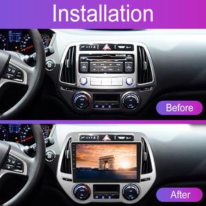 Autoradio Android Podofo 9 pouces, CarPlay sans fil, Android Auto, GPS, RDS, HIFI, prise en charge <span class=keywords><strong>de</strong></span> la caméra AHD pour <span class=keywords><strong>Hyundai</strong></span> <span class=keywords><strong>I20</strong></span> 2012-2014, vente en gros - Product Image 4