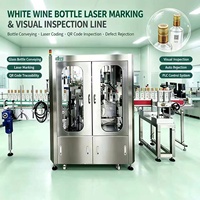 Équipement d'inspection automatique continu industriel pour l'impression d'étiquettes de bouteilles d'alcool et l'inspection des défauts de bouchons obliques de haute qualité