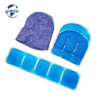 Nouveau bonnet anti-migraine chaud et froid, chapeau de soulagement des maux de tête, enveloppe de glace pour la tête avec gel non toxique pour les yeux gonflés et le soulagement du stress