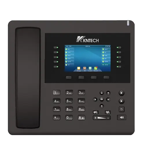 Schreibtisch voip-telefon SIP Intercom Ip telefon für büro KNPL-700 Die 6 linie enter-klasse ip telefon für büro