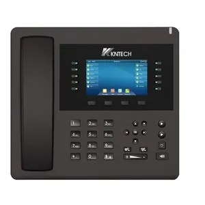 办公桌 VOIP 电话 SIP 对讲机 Ip 电话办公 KNPL-700 6 线 enterprice 级办公 ip 电话