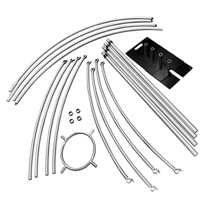 Kindawow-Support de Cantonnière à Barre Transversale Réglable pour Décoration, Cadre de Rideau, Support de Tuyau et Drapé pour Mariage - Product Image 4