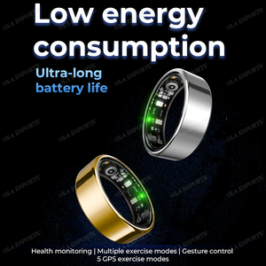 R09 Smart Ring 5ATM Wasserdicht Gesundheits-Tracker Multi-Sportmodi Hauttemperaturmessung Stress- und Herzfrequenzmonitor SmartRing - Product Image 6