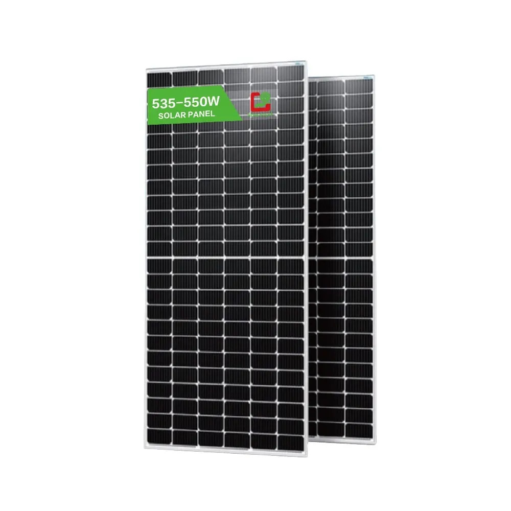 Solar-PV-Modul 500 W 505 W transparentes Solarpanel Solarsolarpanel für Solaplaca solar 500 W