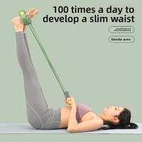 Dispositivo de entrenamiento de resistencia con pedal verde para prensa de piernas, asistente para abdominales, placa para pies, cuerda de tracción y rodillo tonificador abdominal