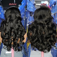 300 densité 5*5 dentelle fermeture perruque vierge cheveux humains plein d'entrain brut vietnamien Original cheveux humains vendeur Transparent dentelle frontale perruque