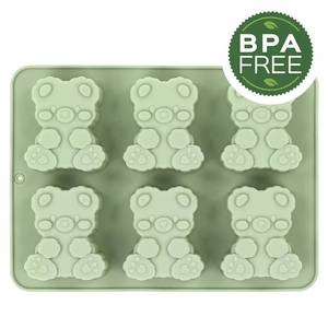 แม่พิมพ์ซิลิโคนรูปหัวใจ 6 ช่อง สำหรับทำขนมมูส ตกแต่งเค้ก ยี่ห้อ MUYULINS ผลิตจากวัสดุปลอดสาร BPA มาตรฐาน LFGB พร้อมเคลือบสารกันติดแบบแพลตตินัม - Product Image 2
